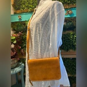 Aetna handmade in greece leather crossbody
